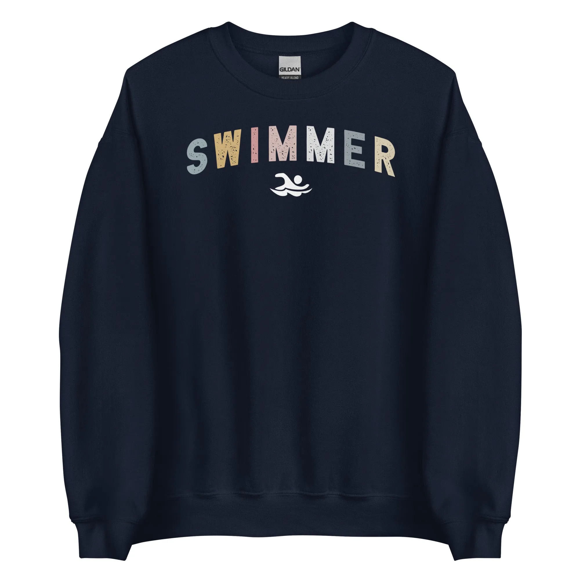 Swimmer Retro Unisex Staple Crewneck Sweatshirt