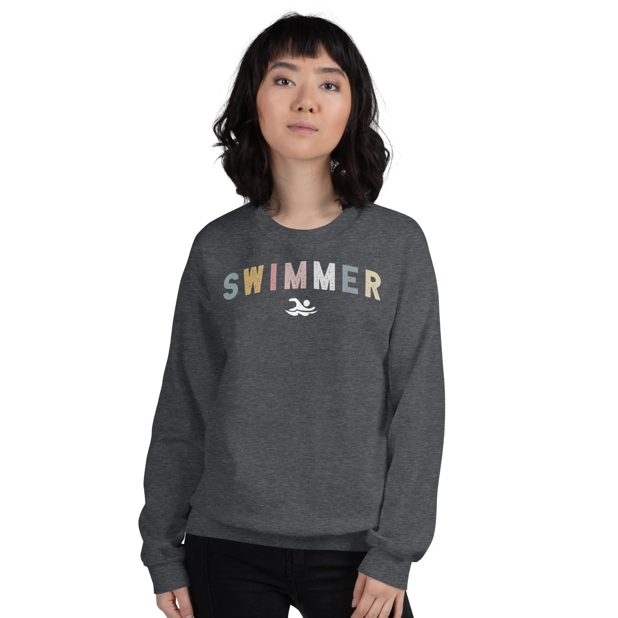 Swimmer Retro Unisex Staple Crewneck Sweatshirt