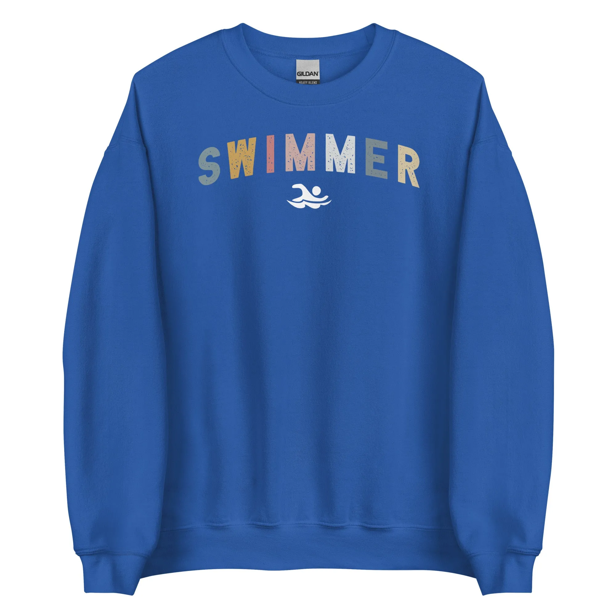 Swimmer Retro Unisex Staple Crewneck Sweatshirt