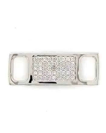 TAGS Sneaker Jewelry: 18K White Gold with Diamonds