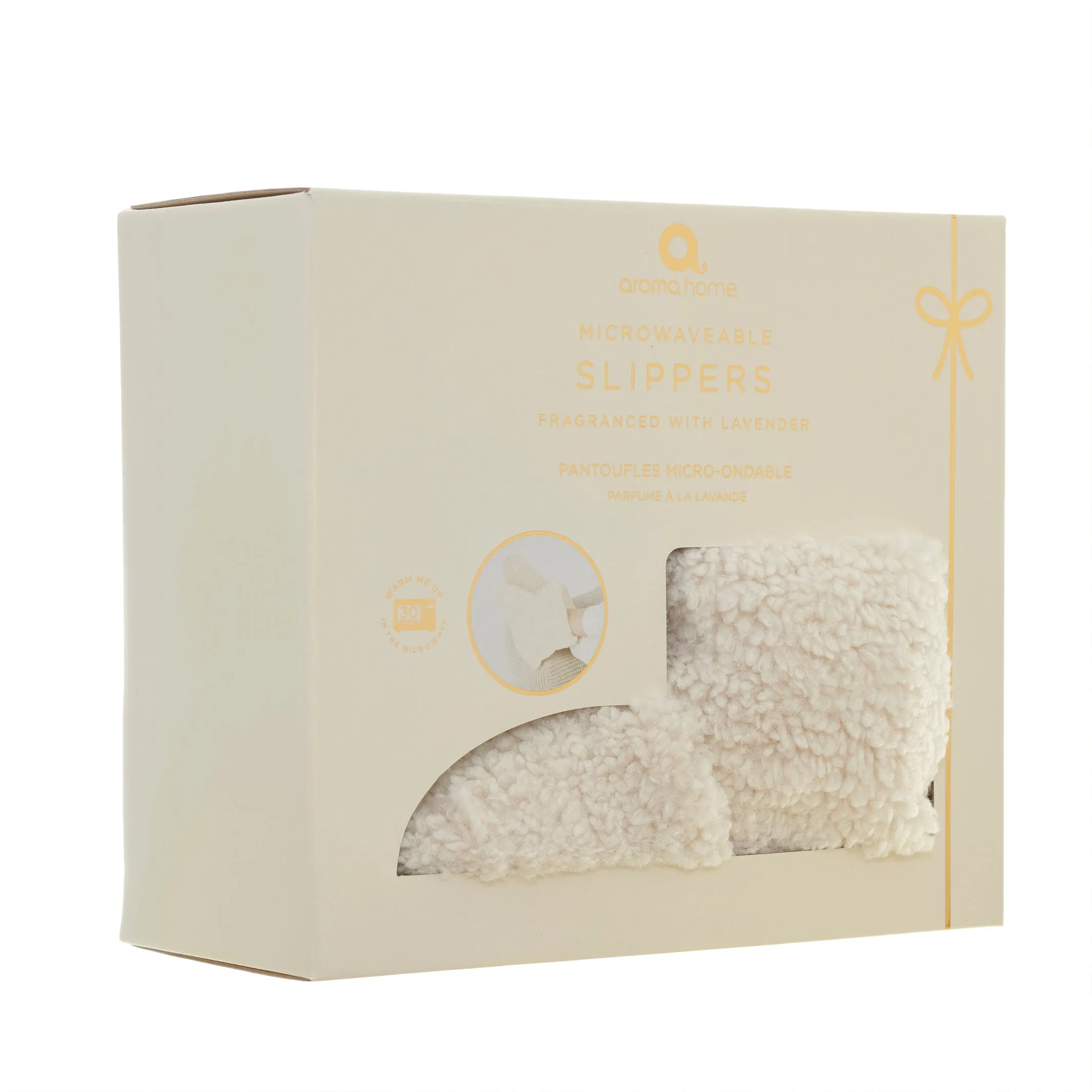 Teddy Boulce Slipper Boots - Cream