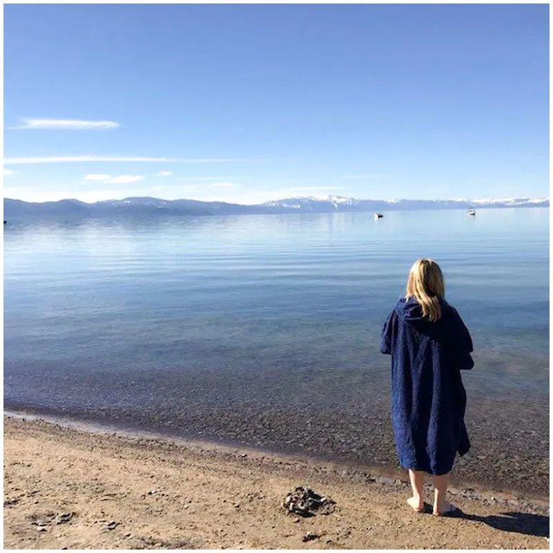 The booicore Changing Robe - Navy Blue