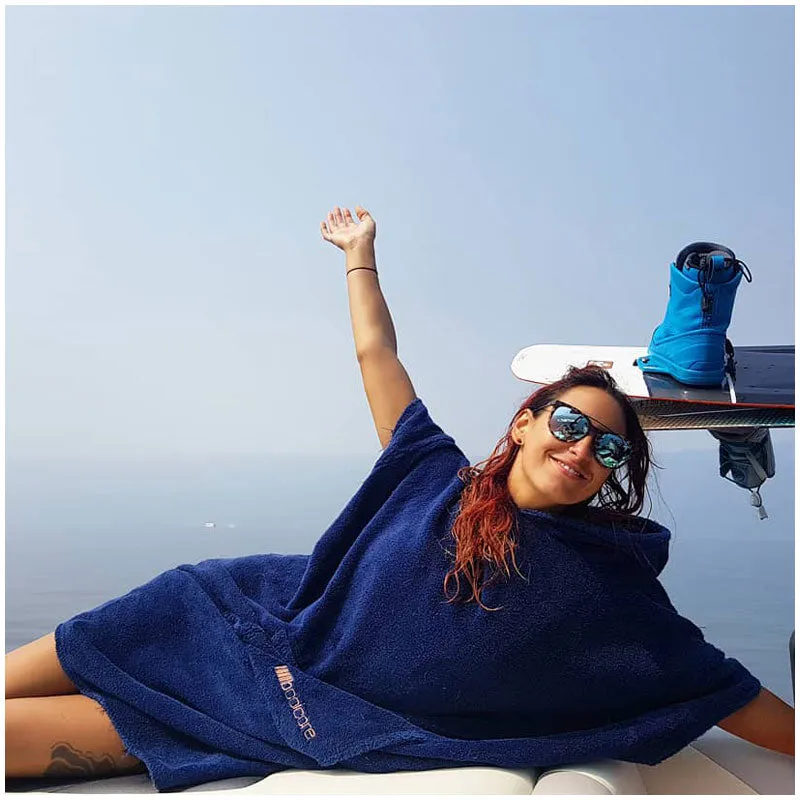 The booicore Changing Robe - Navy Blue
