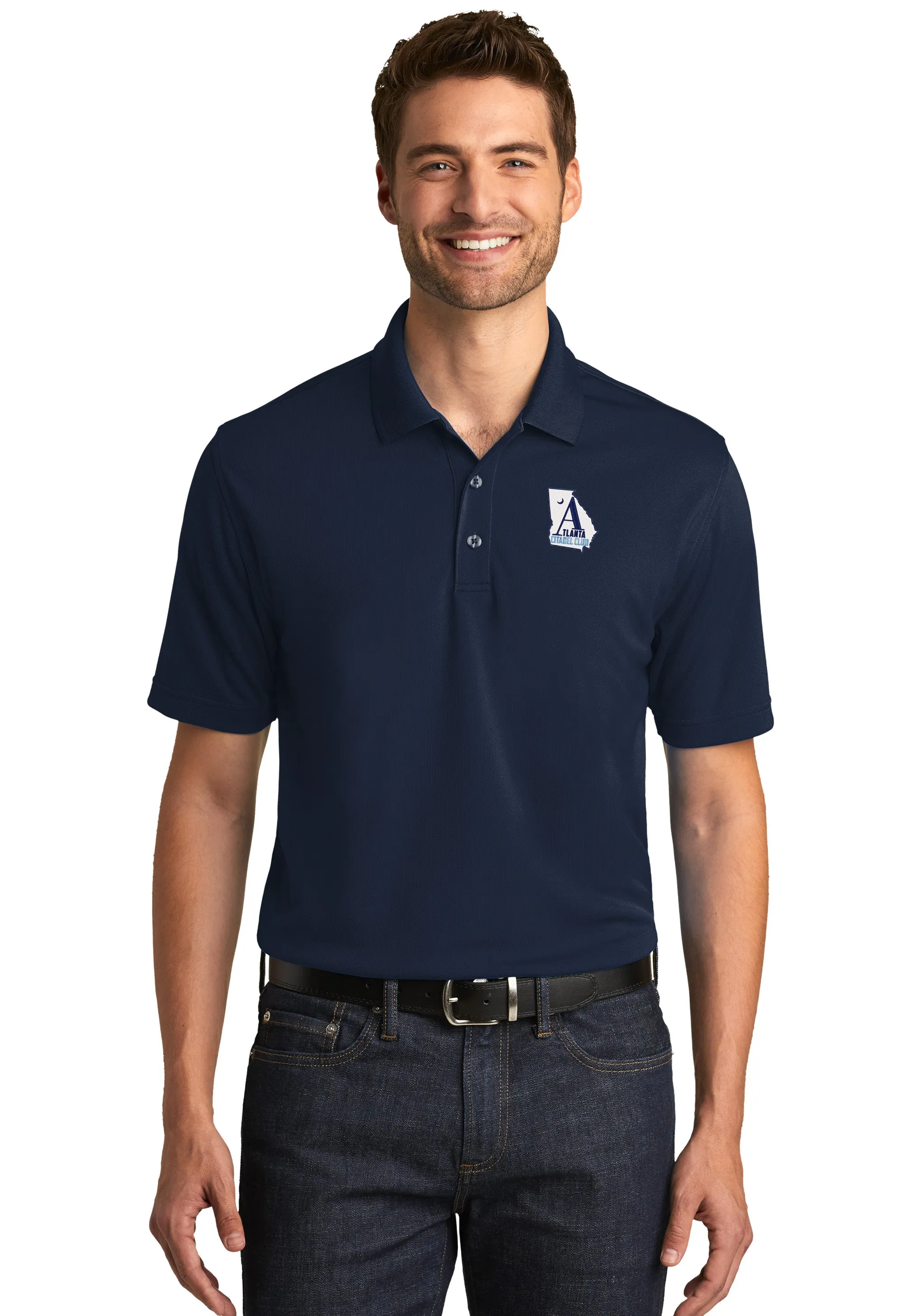 The Citadel, Atlanta Citadel Club UV Micro-Mesh Polo Shirt