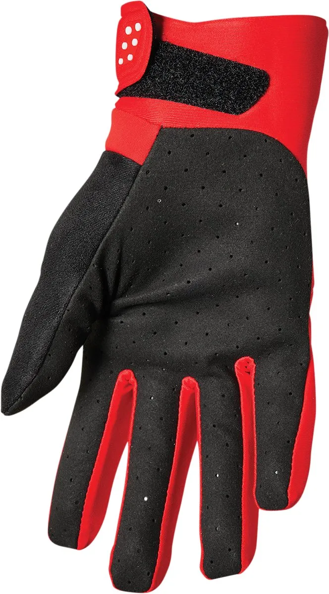 THOR Spectrum Cold Weather Gloves - Red/White