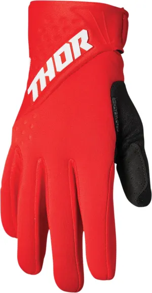 THOR Spectrum Cold Weather Gloves - Red/White