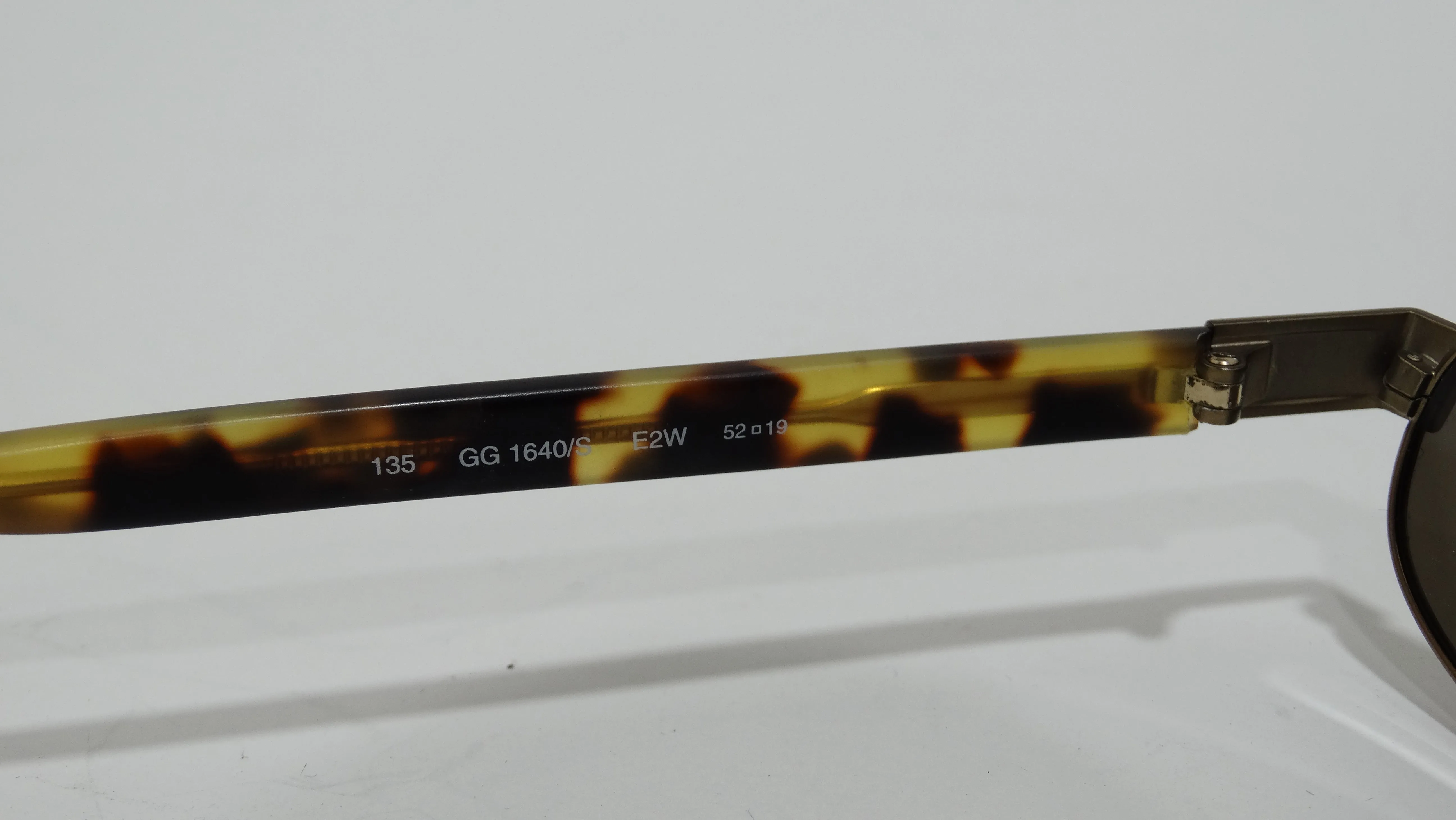 Tom Ford for Gucci Gold & Tortoise Shell Oval Sunglasses