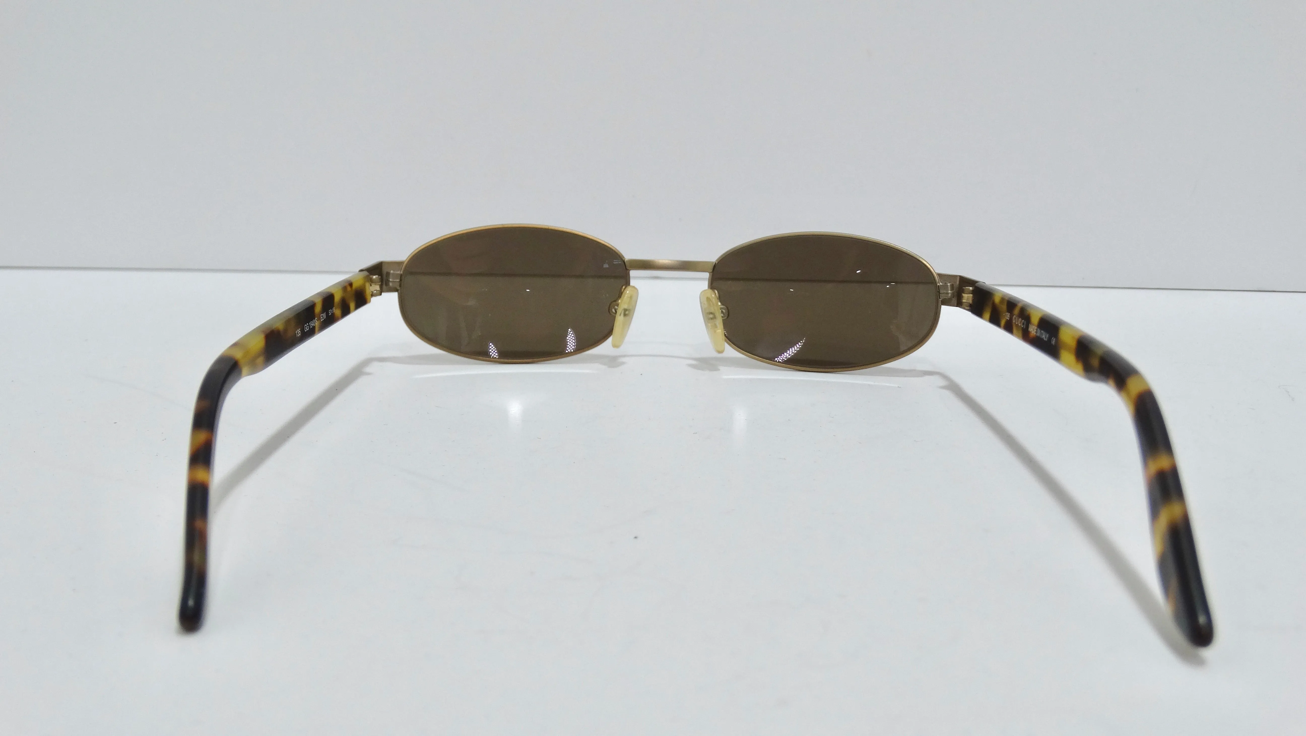 Tom Ford for Gucci Gold & Tortoise Shell Oval Sunglasses