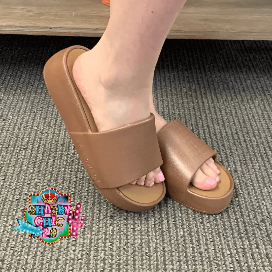 Torrey Yellowbox Sandals - Copper Shimmer