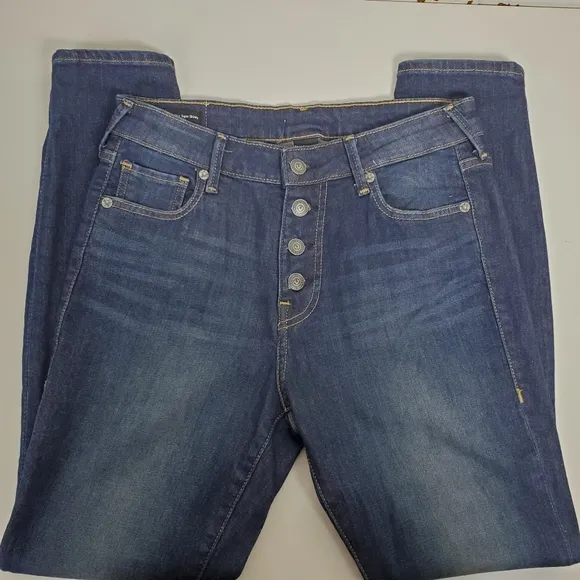 True Religion Halle Button fly super skinny jeans size 27