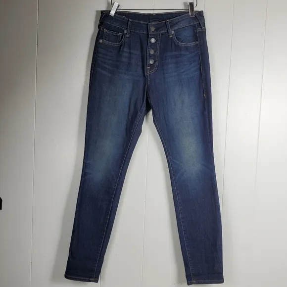 True Religion Halle Button fly super skinny jeans size 27
