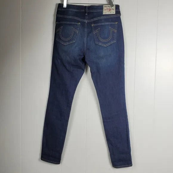 True Religion Halle Button fly super skinny jeans size 27