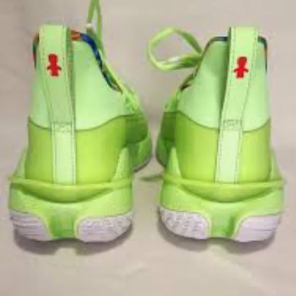 Under Armour x Stephen Curry 7 Sour Patch Kids Youth Lime Green Basketball Shoes
