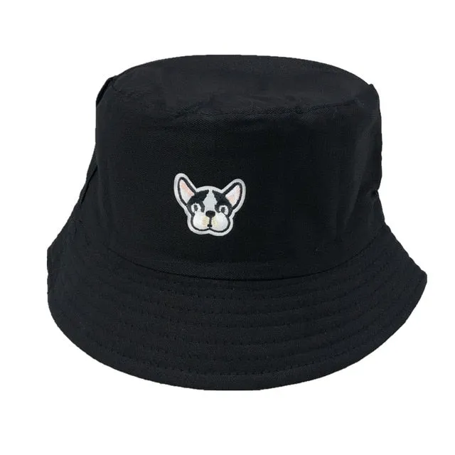 Unisex Embroidered Alien Foldable Bucket Hat Beach