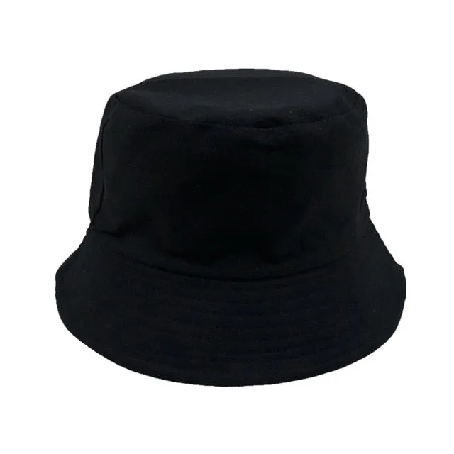 Unisex Embroidered Alien Foldable Bucket Hat Beach