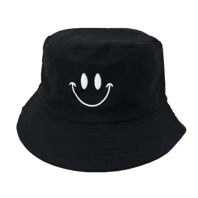 Unisex Embroidered Alien Foldable Bucket Hat Beach