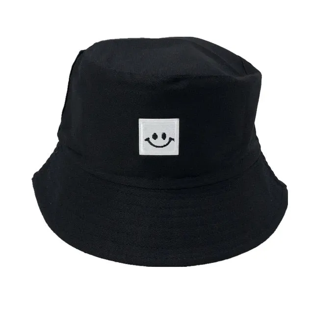 Unisex Embroidered Alien Foldable Bucket Hat Beach