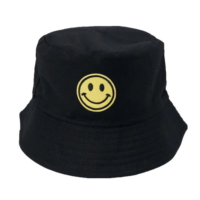 Unisex Embroidered Alien Foldable Bucket Hat Beach