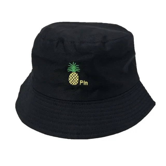 Unisex Embroidered Alien Foldable Bucket Hat Beach