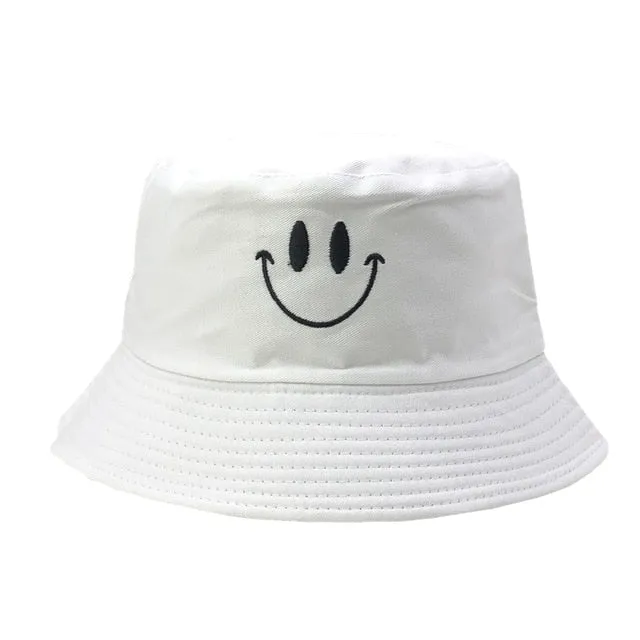Unisex Embroidered Alien Foldable Bucket Hat Beach