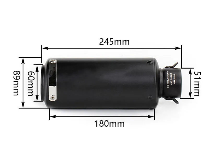 Universal Motorcycle Slip-On Exhaust Muffler
