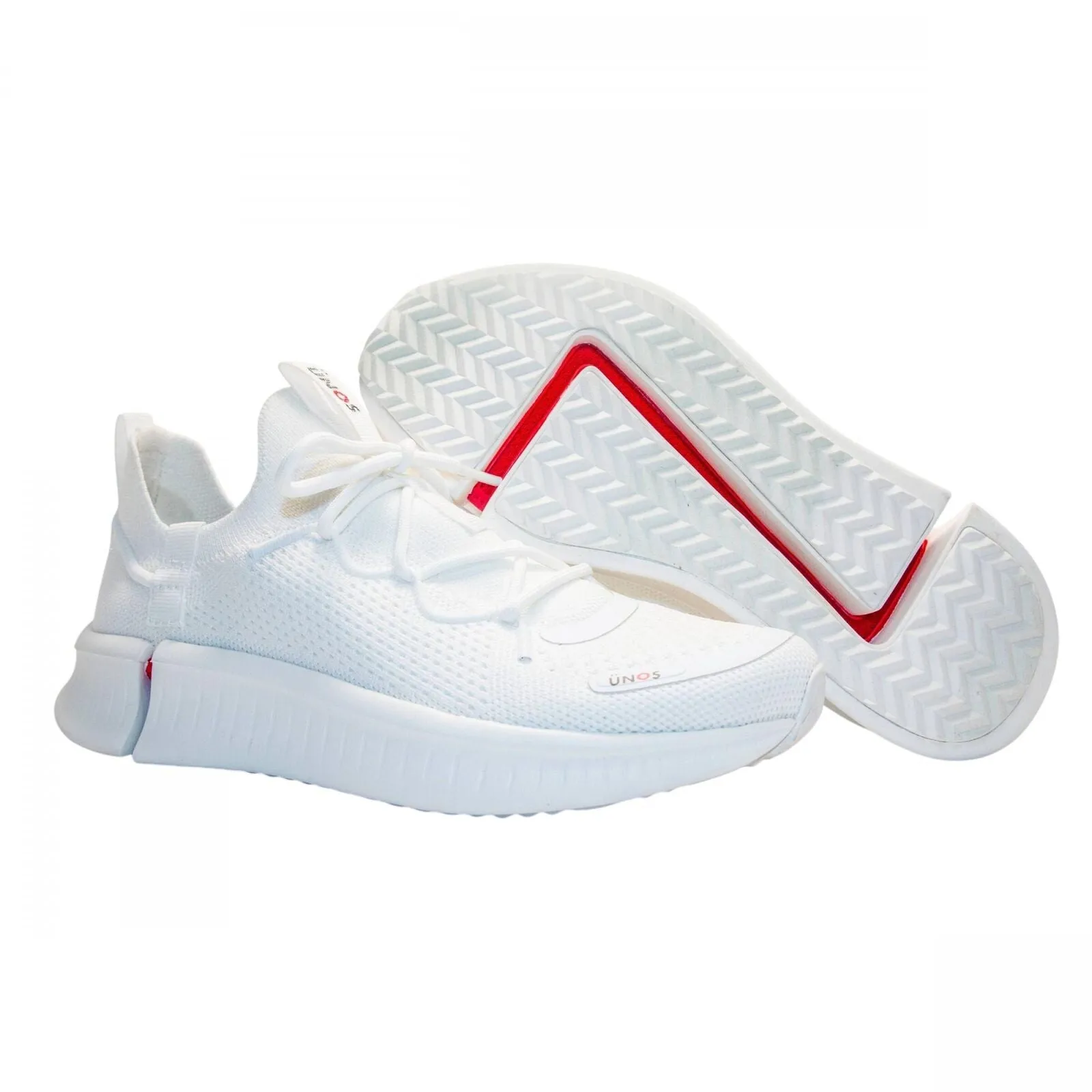 Unos By Sz Adult Mens Womens Low Top Neillum Sneakers White M 8.0-9.0/W 9.5-10.5