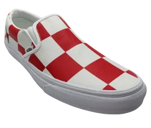 VANS CLASSIC SLIP-ON (LEATHER CHECK)