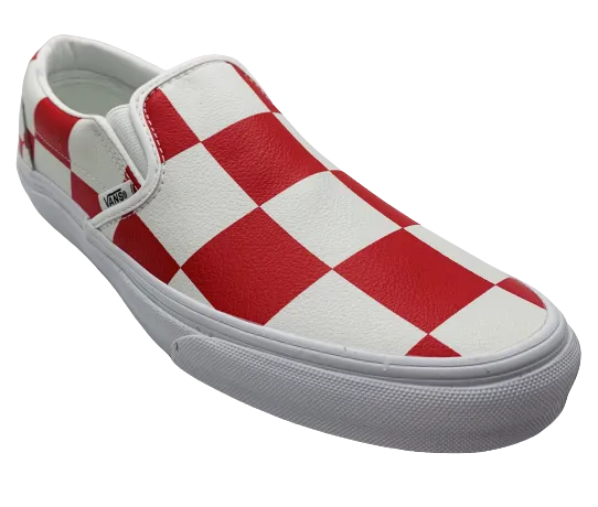 VANS CLASSIC SLIP-ON (LEATHER CHECK)