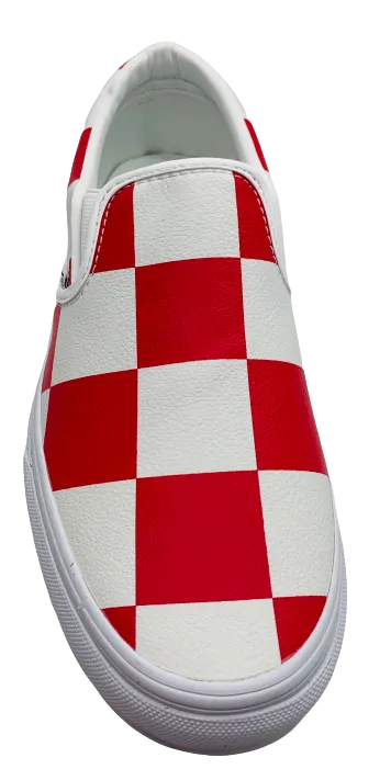 VANS CLASSIC SLIP-ON (LEATHER CHECK)