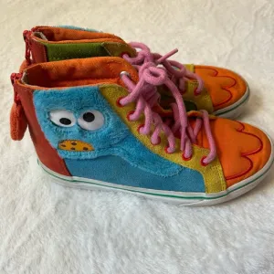 Vans x Sesame Street Cookie Monster Oscar The Grouch Kids High-Top Sneakers 3