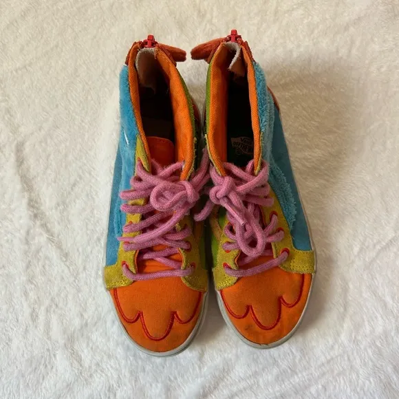 Vans x Sesame Street Cookie Monster Oscar The Grouch Kids High-Top Sneakers 3