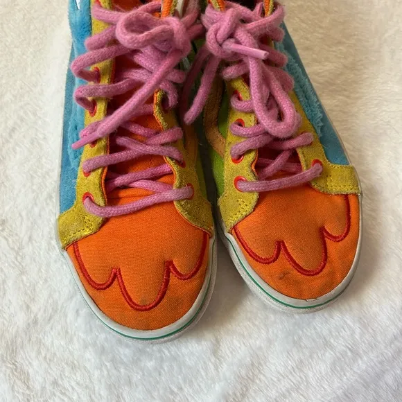 Vans x Sesame Street Cookie Monster Oscar The Grouch Kids High-Top Sneakers 3