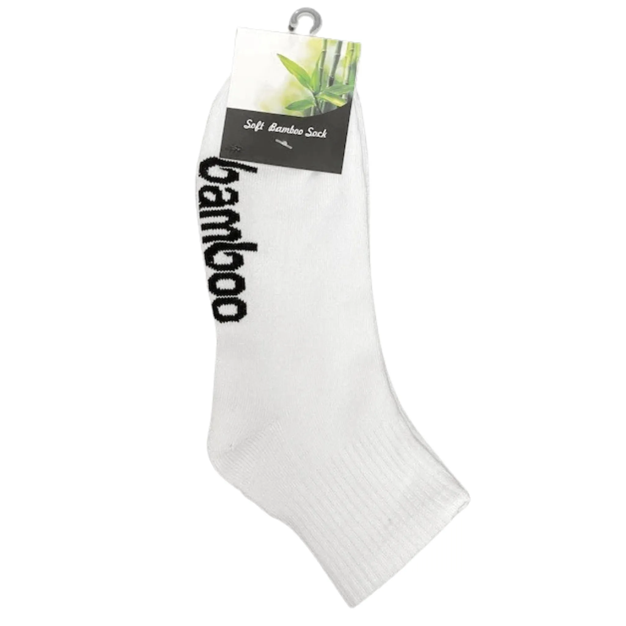 White Bamboo Socks AS05 (Pair)