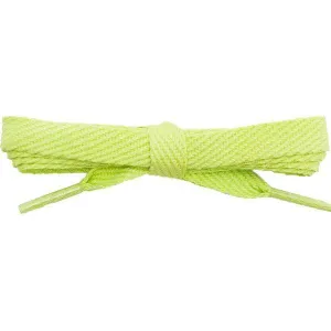Wholesale Cotton Flat 3/8" - Spring Green (12 Pair Pack) Shoelaces