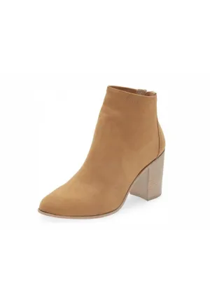 WOMEN'S CHOCOLAT BLU Boston Tan Nubuck BOOTIE