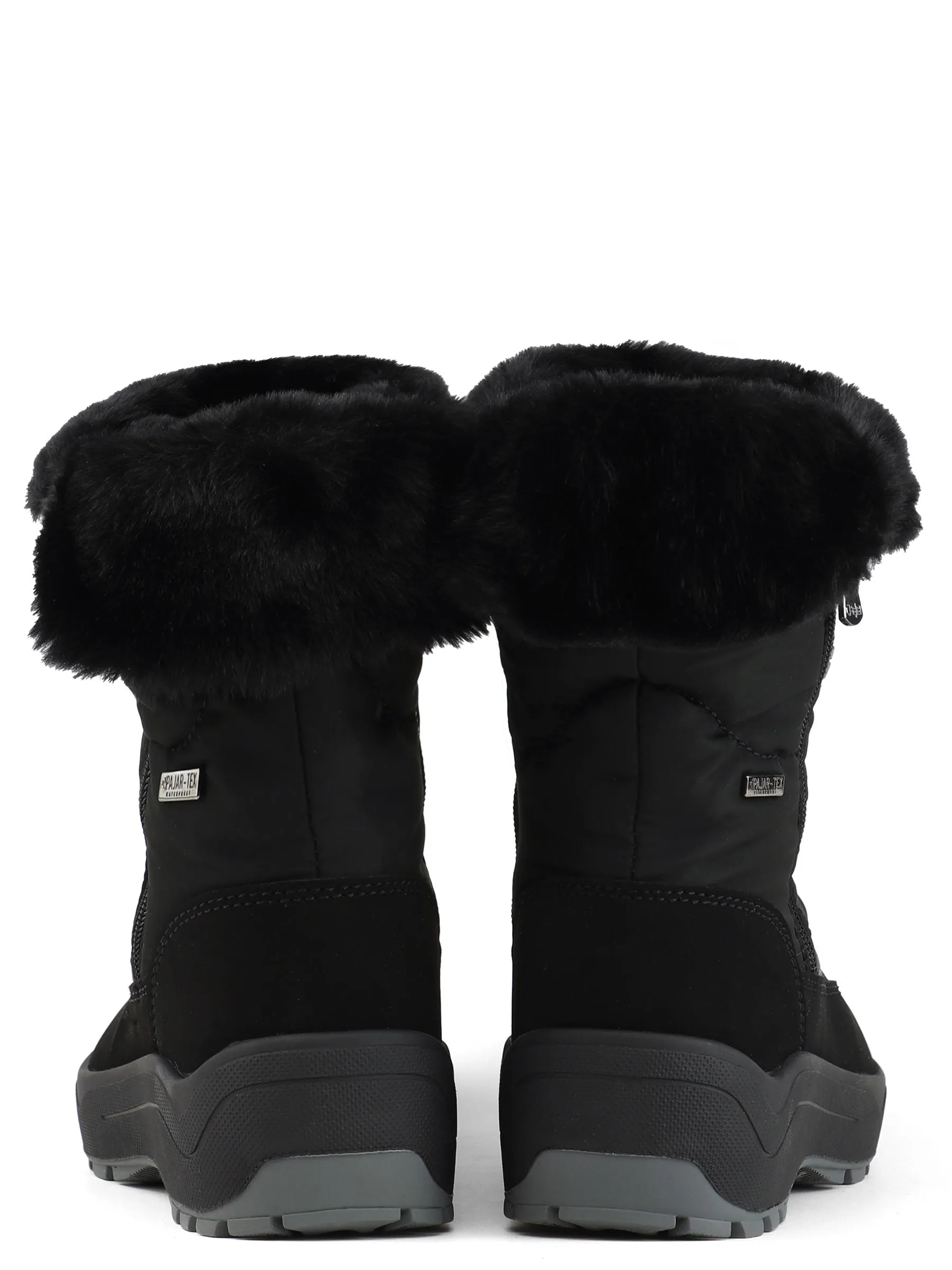 Women's Valentina Boot with Ice Grip - Black Iron||Bottes Taya High pour femmes avec crampons amovibles - Noir acier