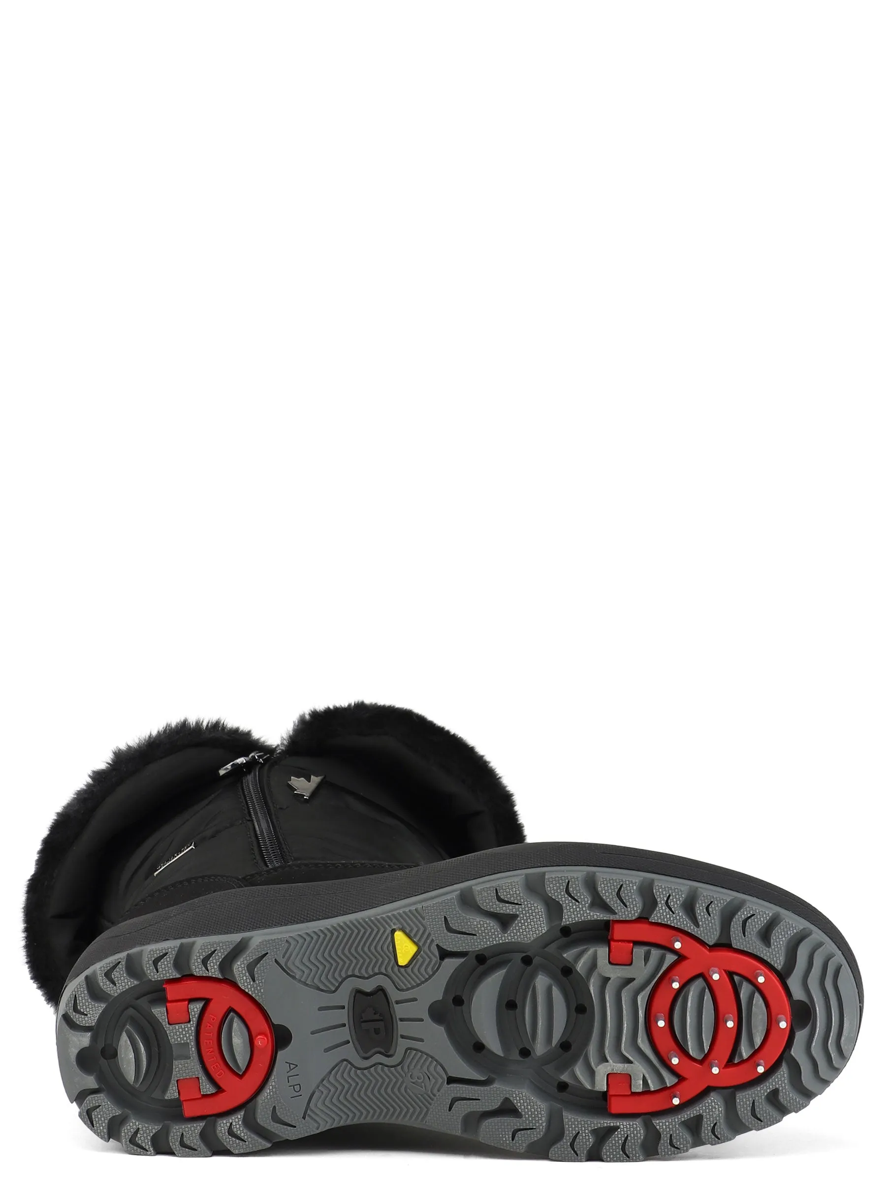 Women's Valentina Boot with Ice Grip - Black Iron||Bottes Taya High pour femmes avec crampons amovibles - Noir acier