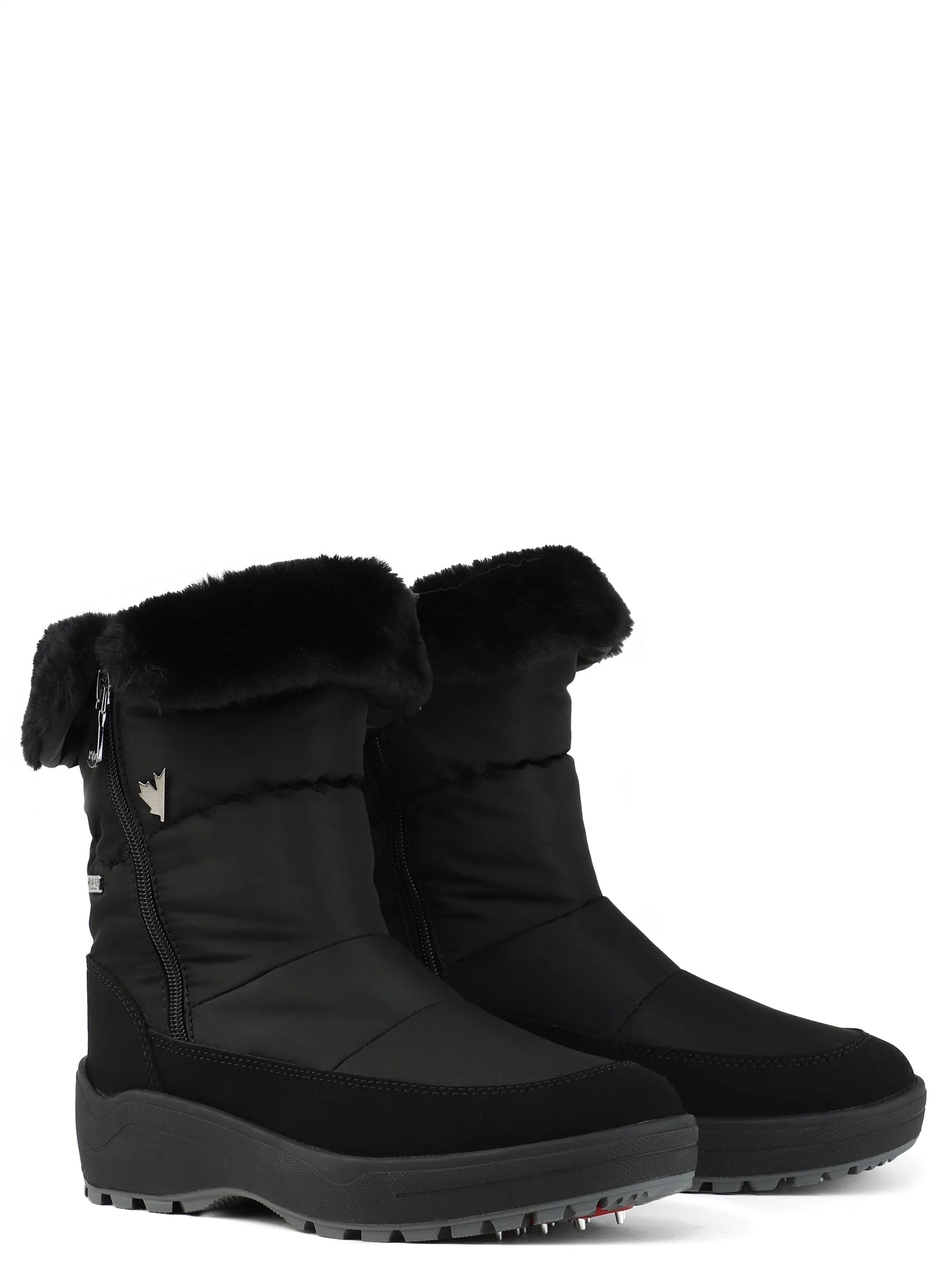 Women's Valentina Boot with Ice Grip - Black Iron||Bottes Taya High pour femmes avec crampons amovibles - Noir acier