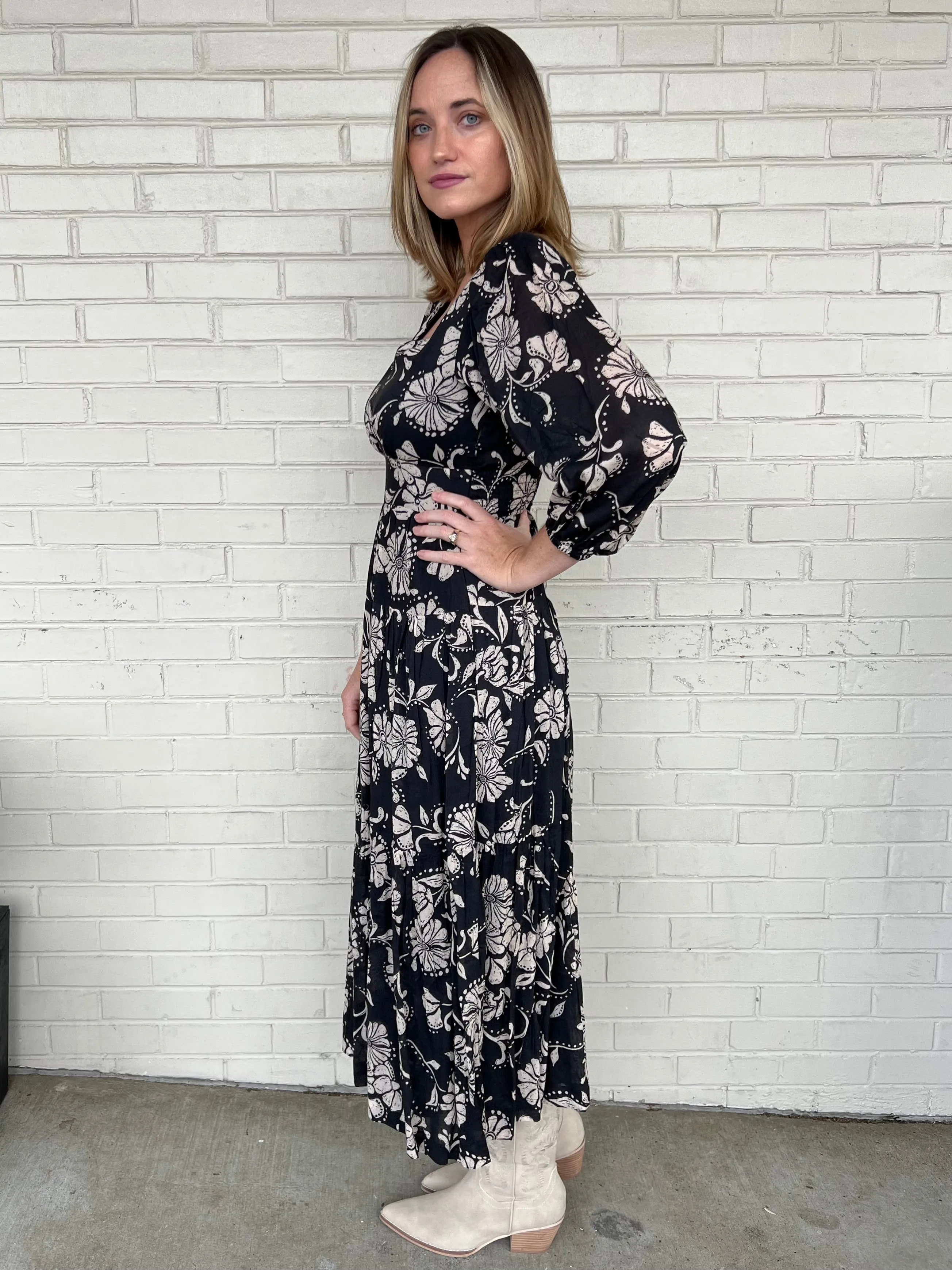 [Z Supply] Adelina Floral Midi Dress