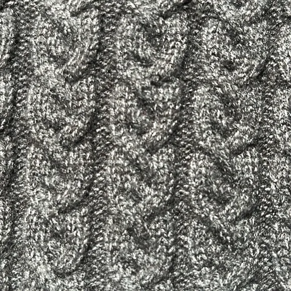 ZARA DARK GREY KNIT SWEATER SKIRT SIZE SMALL BUTTON DETAIL