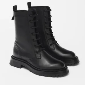 Zara lace-up boots  kids size 34